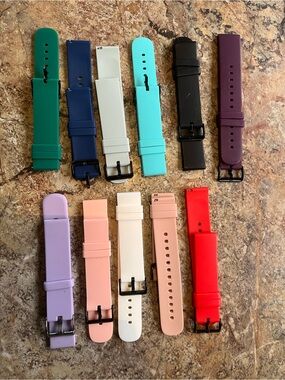Silicone Replacement Watch Strap - 11 Assorted Colors